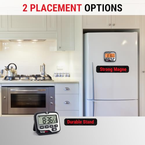 TempPro TM01 Kitchen Timer, Digital Cooking Timer with Large LCD Display - Image 6