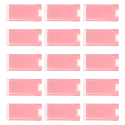 KESYOO �I�[�o���`���DIY���b�v�X�e�B�b�N�`���[�u 15�Z�b�g ��̌��g�`���[�u ���b�v�O���X�e�� ���b�v�N���[�����[�p�R���p�N�g�P�[�X