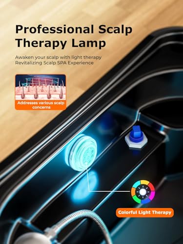 Head Spa Equipment with 60L Water Storage Tank, Waterfall Equipment, Head spa and Light Therapy Available