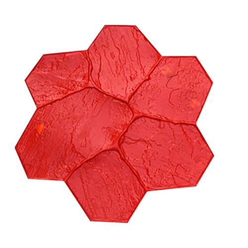Tampons décoratifs pour béton avec poignée mat de texture pierre pour sols