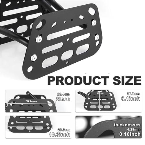 Support de sacoche de moto latéral pour MT-09 pour ne plus porter de sac à dos