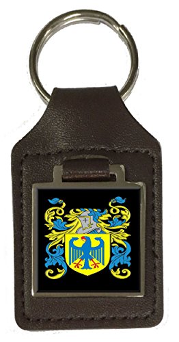 Porte-clé en cuir Cargill Heraldry marron pour ne plus perdre vos clés