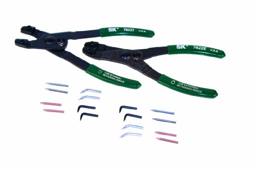SK Hand Tool 7622 Snap Ring Pliers Set, 2-Piece