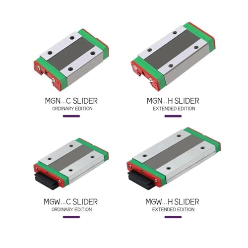 Guía lineal MGN12 de alta resistencia con dos soportes MGN12H estables 3