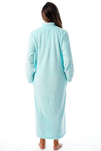 Image of Just Love Plush Zipper Lounger Solid Robe