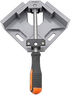 90 Right Angle Clamp, ieasky Corner Clamps for Woodwork Picture Framing, Heavy Duty Aluminum Alloy DIY Wood Clamps Jig Tools with Swing Jaw