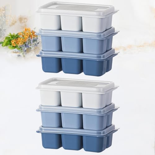 ARTIBETTER Set mini bandejas de hielo 6 pcs miniatura 5