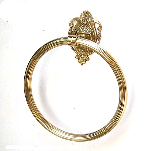 Fabris Uber Anneau Porte Serviette Serviette Laiton Style Classique ameublement Bain Cover