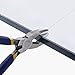 IMT Glass Breaking Grozing Pliers, 3/8 Inch Flat Curved Jaw Breaker-grozier pliers for Stained Glass Work Breaker Grozier Pliers for Mosaic Art, Stained Glass Cutting Tool