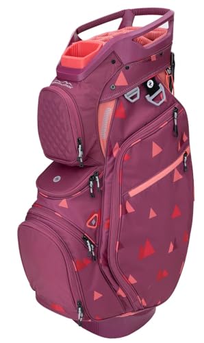 Sun Mountain Golf Prior Generation Ladies Diva Less Logo Cart Bag Coral/Rose/Peak