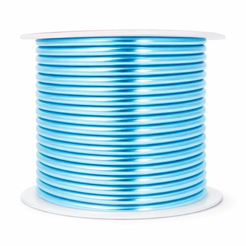Image of Mandala Crafts 10 Gauge Ice Blue Anodized Aluminum Craft Wire, 32 FT