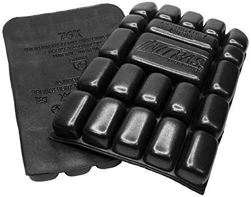 Nitras 76K - Rodillera para pantalones de trabajo - Rodillera Eva, color negro