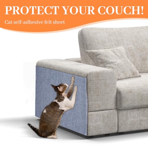 Uranshin Tapete antiarranhão para gatos, protetor de móveis autoadesivo para gatos, para arranhar ga