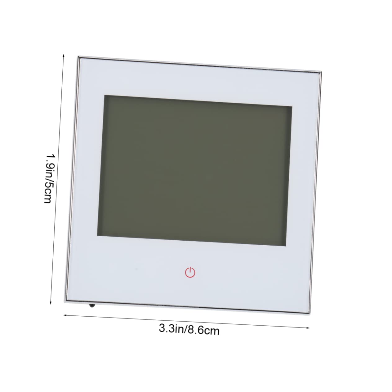 Termostato Programmabile Digitale 3a per Caldaia Gas | Display Lcd Touch, Sensore Ntc Interno ed Esterno, Corpo Bianco PC Abs, 1 Pezzo