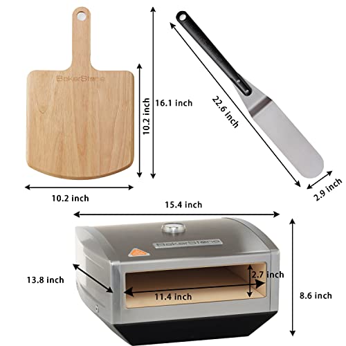Bakerstone Pizza Box, Gas Stove Top Oven (Stainless Steel) #TOP3