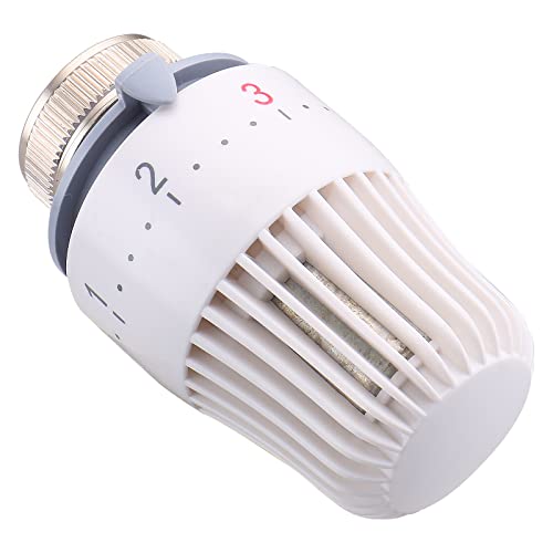 Wengart Tête De Rechange De Valve De Radiateur WG4007,M30X1,5,Têtes de Soupape de Refroidissement,Blanc