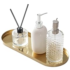 Mirror Gold Oval 5.9''x15''