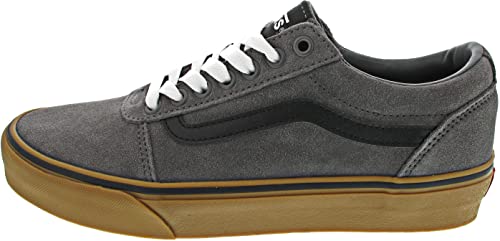 Vans Men's Ward Sneaker, Suede Pewter Gum, 10