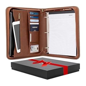 Forevermore Portfolios LZPBR Schreibmappe aus Leder