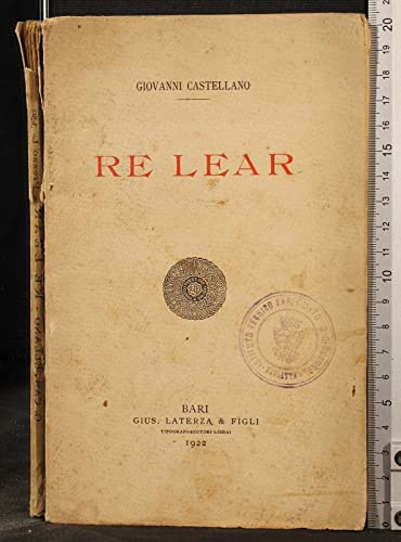 Editore: Laterza & Figli Re Lear