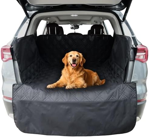 Paw Jamboree Kofferraum Schutzmatte Hund Hundedecke Autodecke Stoßstangenschutz Hund Hundematte Auto Kofferraum Hunde Kofferraumschutz hundebox Auto Kofferraum 134cmW x 201cmL
