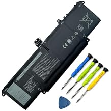 72Wh P83V9 4-Cell Laptop Battery Replacement for Dell Precision 5470 5480 5490 Series P154G P154G001 P154G002 CDTT2 YXP8T 41CP8/61/60 15.4V 4442mAh