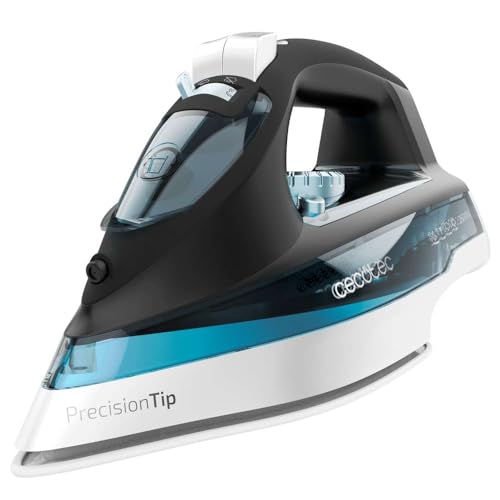 Cecotec Plancha Horizontal IronHero 2600 Force. 2600 W, Tecnología Power Steam, Golpe de Vapor 210 g/min, Suela Turbo Slide, Sistema Antigoteo,...