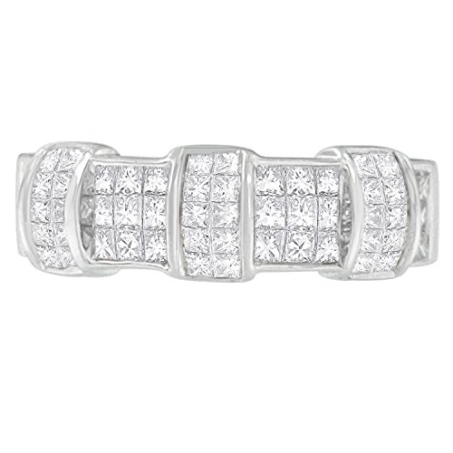 Original Classics 14K White Gold Princess-Cut Diamond Ring (1 Cttw, H-I Color, SI1-SI2 Clarity) - Size 7-1/4