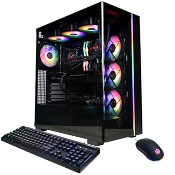 CyberPowerPC Gamer Supreme Gaming PC, AMD Ryzen 7 9800X3D 4,7GHz, GeForce RTX 5070 Ti 16GB, 32GB DDR5, SSD PCIe 4.0 de 2TB, Pronto para WiFi e Windows 11 Home (SLC8480A8)