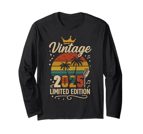 Vintage 2025 Limited Edition Men Women Birthday 2025 Vintage ����T�V���c