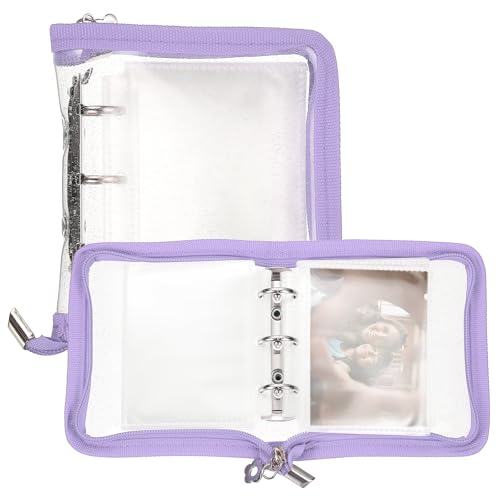 Classeur cartes photo A7 KPop transparent pour protection 52 cartes