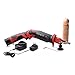 LoveBotz Thrust-Bot Handheld Multi-Speed Sex Machine | Rechargeable Saw-Style Thrusting Device with Bendable Dildo & Adapter | Powerful 2000 RPM Motor for Intense Play