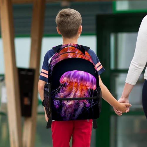 Sac à dos méduse violet brillant pour la rentrée des classes - 6