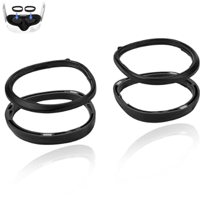 Espaciador para Gafas de Realidad Virtual Geekria Compatible con Lentes Meta Quest 3S, Inserto de Lente para Gafas con Marco magnético, Anillo Protector de Lente antirayaduras (Negro) | Ya disponible en tu tienda friki favorita! En mundofriki.es!