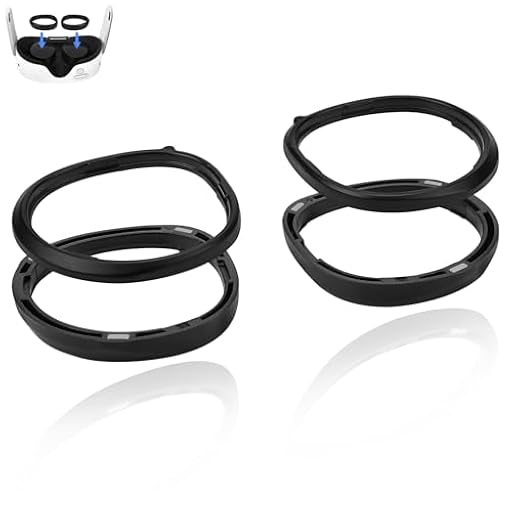 Espaciador para Gafas de Realidad Virtual Geekria Compatible con Lentes Meta Quest 3S, Inserto de Lente para Gafas con Marco magnético, Anillo Protector de Lente antirayaduras (Negro) | Ya disponible en tu tienda friki favorita! En mundofriki.es! Espaciador para Gafas de Realidad Virtual Geekria Compatible con Lentes Meta Quest 3S, Inserto de Lente para Gafas con Marco magnético, Anillo Protector de Lente antirayaduras (Negro) | Ya disponible en tu tienda friki favorita! En mundofriki.es!