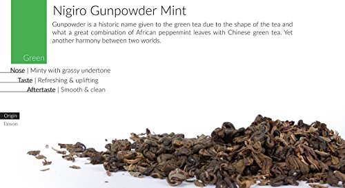 Nigiro Green Tea Experience Sampler Pack (6-teas) | 2-cups per Sample | Ultra Loose Tea Leaf Selection