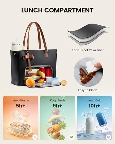 Work Tote Bag with Lunch Compartment - image 3