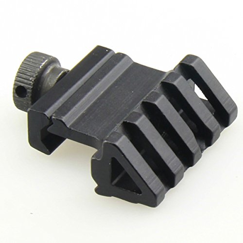 TACFUN 3 PCS Tactical 45 Degree Angle Offset 20mm Weaver Rail Mount Picatinny 4 Slot