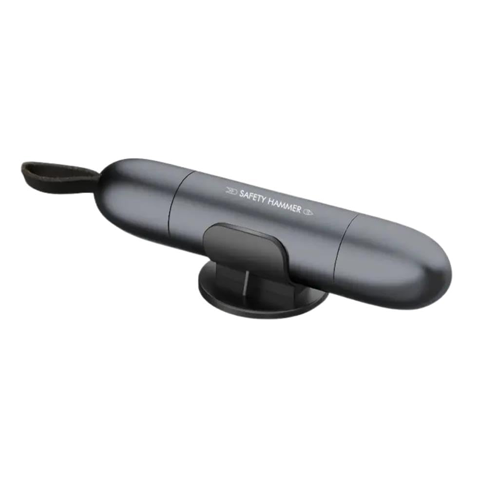 Coofbe Araç Emniyet Kemer Kesici Ve Araç Cam Kırıcı Araç Emniyet Çekici Araç Acil Durum Kiti Sharp Tool Safety Hammer Siyah