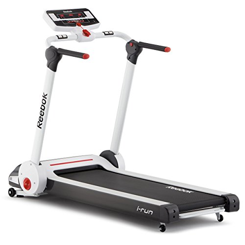 Reebok i-Run 3 Ultra Compact 15 HP 13 kph Running Treadmill for Home Cardio Workout Routines