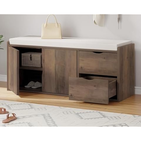 LVB 40" Entryway Storage Bench Cover