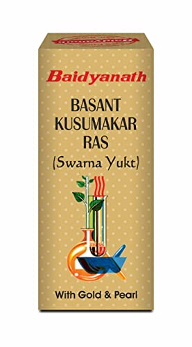 Image of Baidyanath Basant Kusumakar Ras With Gold And Pearl (10 Tablets)