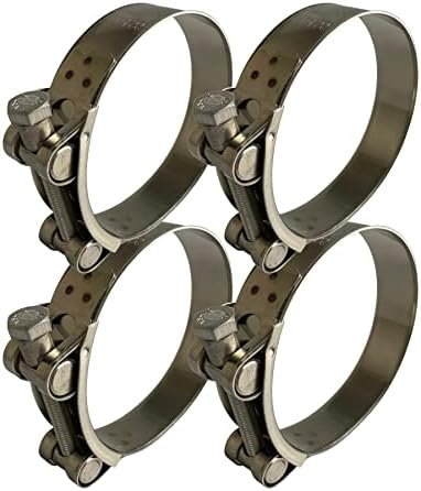 Motorcycle Exhaust Clamp Jubilee Super Clamps Heavy Duty T Bolt Stainless A2 A4 Marine Steel Hose Clips E T Bolt Clamp