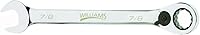 Vista 12 de Williams Juego de 8 llaves combinadas de trinquete reversibles SAE de alto pulido, palanca de trinquete de acceso rápido y esquinas empotradas