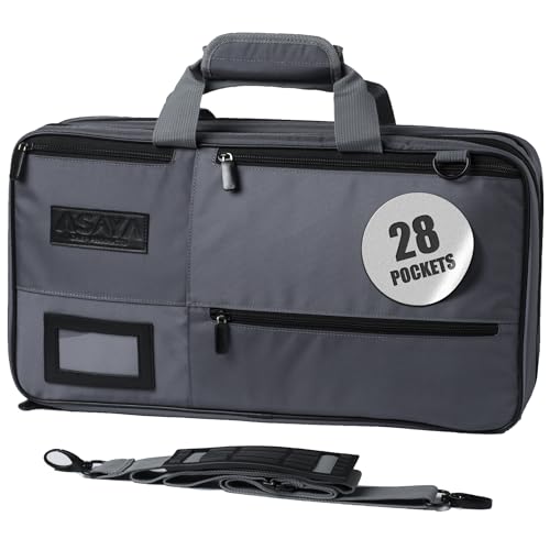 Asaya 28-Pocket Ballistic Nylon Chef Bag