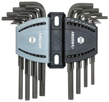 Husky SAE/Metric Long Arm Hex Key Set (26-Piece) HMD