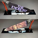 The Pazuzu, Regan Demon Knife Set With Sublimated Stand