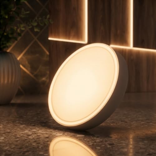 Image of Instapower Polycarbonate Surface Ceiling Light Ultra Slim Round LED Downlight 2-Year Warranty (Warm White-8W)
