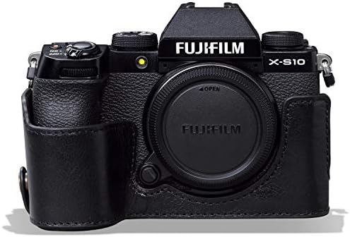 MegaGear Custodia in Vera pelle compatibile con Fujifilm X-S10 - Marrone
