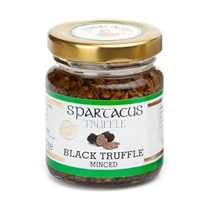 Spartacus Schwarze Gehackter Trüffel en olivenöl | Italienische Spezialitäten | Gönnen Sie sich kulinarische Exzellenz | Erlesene schwarze Trüffel für Feinschmecker